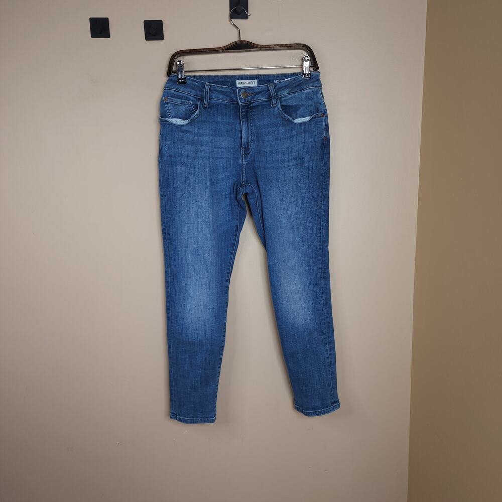 Warp and Weft LAX Girlfriend Jeans Medium Wash Size 29